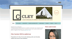 Desktop Screenshot of cleycontemporaryart.org